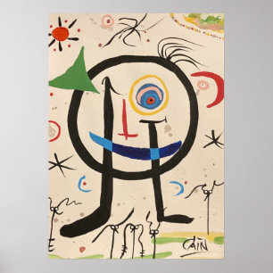 EIN HOMAL NACH MIRO POSTER
