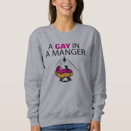 Ein Homosexuelles in einem Sweatshirt