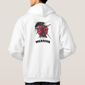 Ein Hoodie im Kriegerstil (Rückseite)