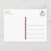 Ein Hoot einer Eule-Babydusche Danke Postkarte (Rückseite)