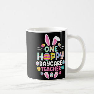 Ein hoppler Tageseinrichtungslehrer Lustiger Oster Kaffeetasse