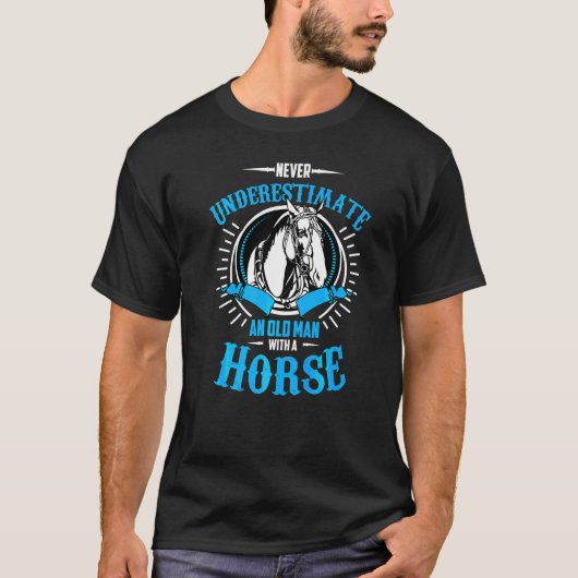 Ein Horseback Jockey T-Shirt (Vorderseite)