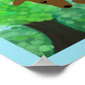 Ein Hot Dog im Park Poster (Ecke)