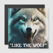 "Ein Howling Hunger: Wie der Wolf?" Magnetkarte (Vorne/Hinten)