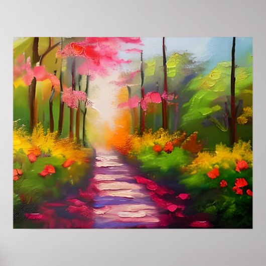 Ein Hübscher Fall Wanderweg Poster (Vorne)