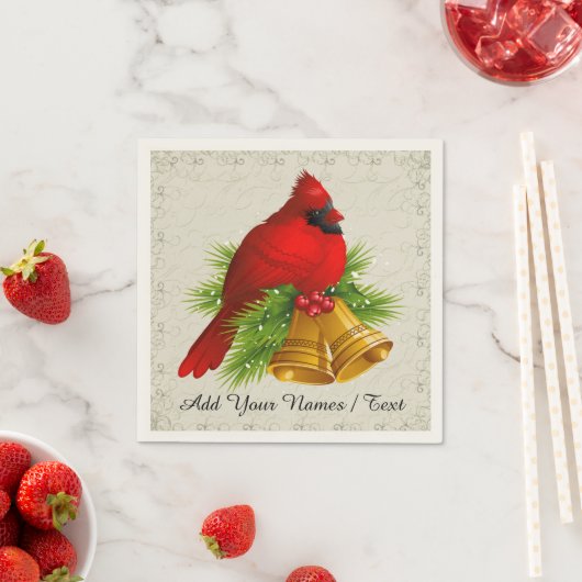 Ein Hübscher Kardinal Elegant Napkin - SRF Serviette (Beispiel)