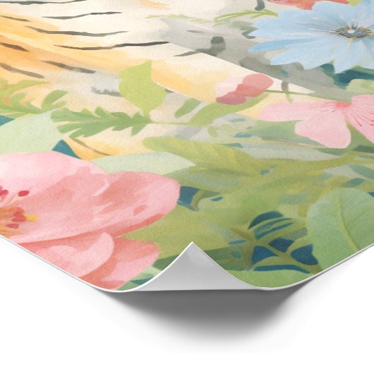 Ein Hübscher Tiger Poster (Ecke)