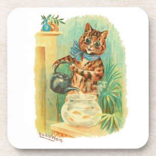 Ein Hübscher Wasserkocher von Fisch Louis-Wain-Kat Getränkeuntersetzer