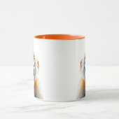 Ein hübsches Bild eines Affen, der über Splitter l Tasse (Zentrum)