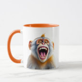 Ein hübsches Bild eines Affen, der über Splitter l Tasse (Links)