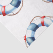 Ein Hübsches Design der Blue Nautic Series 5 Seidenpapier (Ausschnitt)