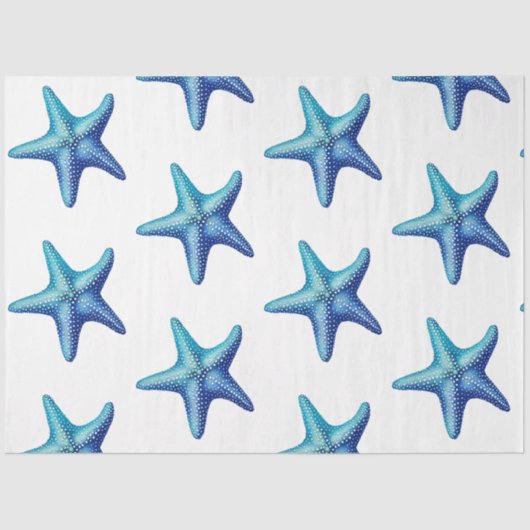 Ein Hübsches Design der Blue Nautic Series 6 Seidenpapier (Vorderseite)