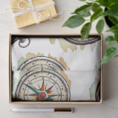 Ein Hübsches Design der Blue Nautic Series 7 Seidenpapier (Geschenk)