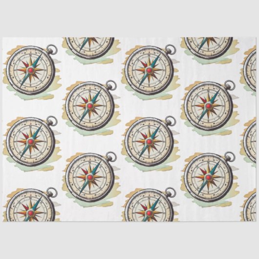 Ein Hübsches Design der Blue Nautic Series 7 Seidenpapier (Vorderseite)