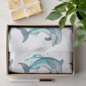 Ein Hübsches Design der Blue Nautic Series 8 Seidenpapier (Geschenk)