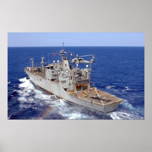 Ein Hubschrauber löscht das Cockpit Poster (Vorne)