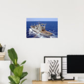 Ein Hubschrauber löscht das Cockpit Poster (Heimbüro)