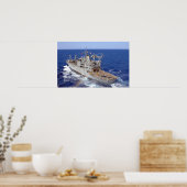 Ein Hubschrauber löscht das Cockpit Poster (Küche)