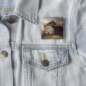 Ein Hufschmied, der ein Pferd beschuht Button (Beispiel)