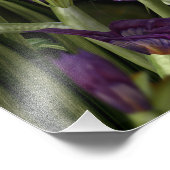 Ein Hummer unter den Blume Fotodruck (Ecke)