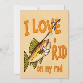 Ein humorvoller Ansatz für den Fischfang Einladung