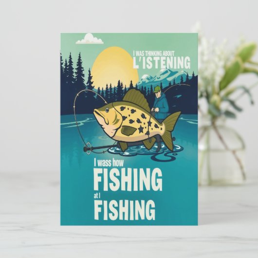 Ein humorvolles Erlebnis Einladung (Stehend Vorderseite)