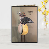 Ein humorvolles Wunder Karte (Gelbe Blume)