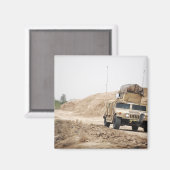 Ein Humvee leitet Sicherheit Magnet (Vorderseite/Rückseite)