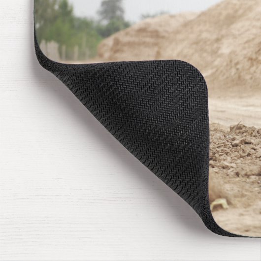 Ein Humvee leitet Sicherheit Mousepad (Ecke)