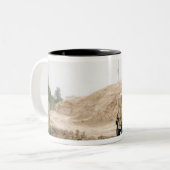 Ein Humvee leitet Sicherheit Zweifarbige Tasse (Vorderseite Links)