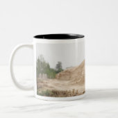 Ein Humvee leitet Sicherheit Zweifarbige Tasse (Links)