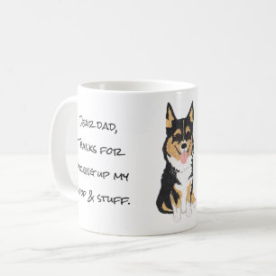 Ein Hund dankt Ihnen Kaffeetasse