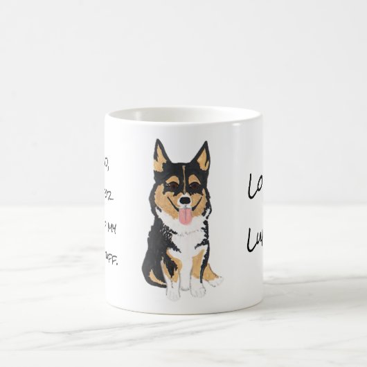Ein Hund dankt Ihnen Kaffeetasse (Mittel)