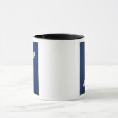 Ein Hund, der am Mond heult Tasse (Zentrum)