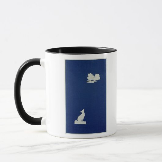 Ein Hund, der am Mond heult Tasse (Links)