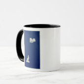 Ein Hund, der am Mond heult Tasse (Vorderseite Links)