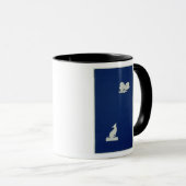 Ein Hund, der am Mond heult Tasse (VorderseiteRechts)