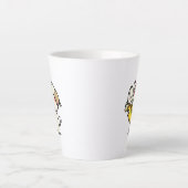 Ein Hund, der in eine Banane fällt Milchtasse (Vorderseite)