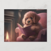 Ein Hund, der liest Postkarte (Vorderseite)