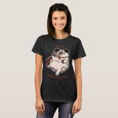 Ein Hund, der Schokolade isst T-Shirt (Vorne ganz)