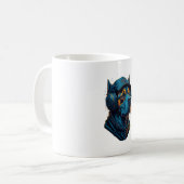 Ein Hund hört Musik Kaffeetasse (Vorderseite Links)