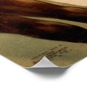 Ein Hund in einem Vintagen Theaterposter Poster (Ecke)