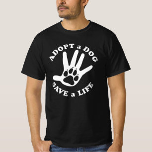 Ein Hund rette ein Leben - Design für Hundefreunde T-Shirt