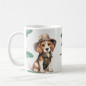Ein Hund wird Ihnen unbedingte Liebe beibringen Kaffeetasse (Links)