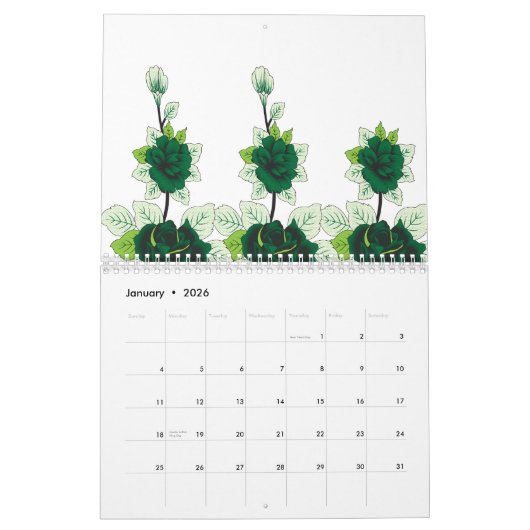 Ein Hündchen mit goldenem Retriever sitzt auf eine Kalender (Jan 2026)