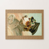 Ein Hundefahren Puzzle (Horizontal)