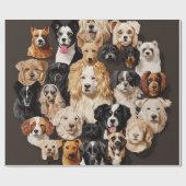 Ein Hundepapier Geschenkpapier (Flach)