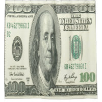 Ein Hundert Dollar Bill Duschvorhang