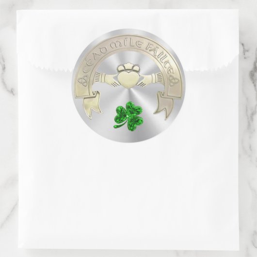 Ein Hunderttausend begrüßt Aufkleber (Tasche)