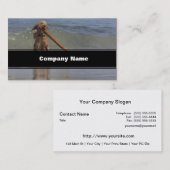 Ein Hundetag Nachmittag Visitenkarte (Vorne/Hinten)